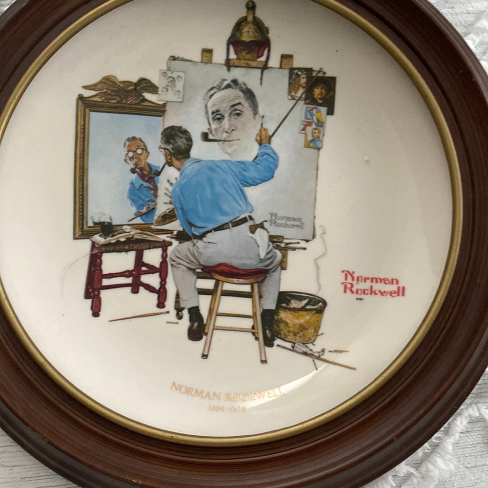 Norman Rockwell plate